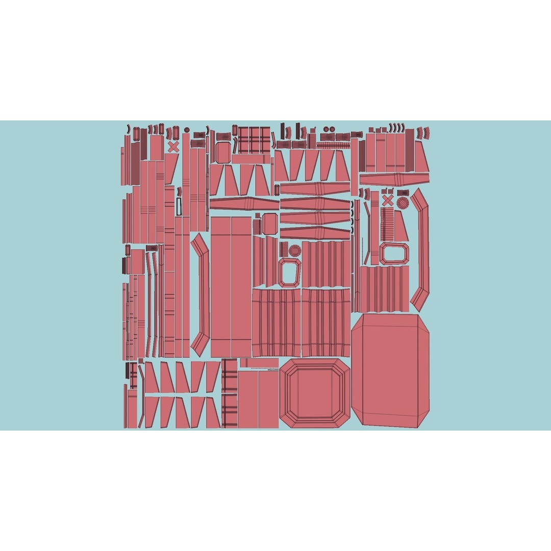 SciFi Hospital 3D Model – Low Poly Exterior Design, FBX, OBJ - View 16