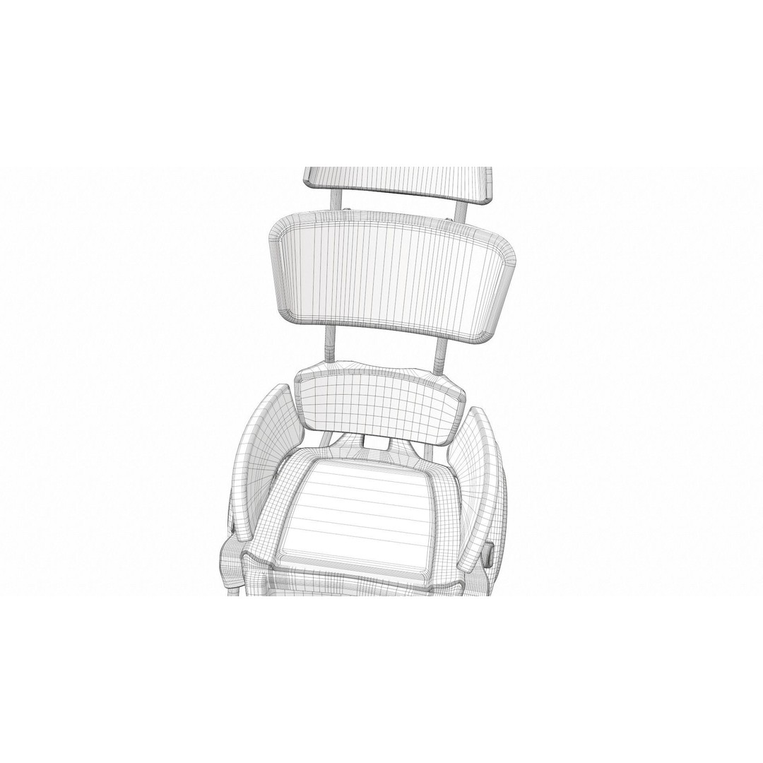 Wheelchair 3D Model – High Poly PBR Asset for Medical Visualization