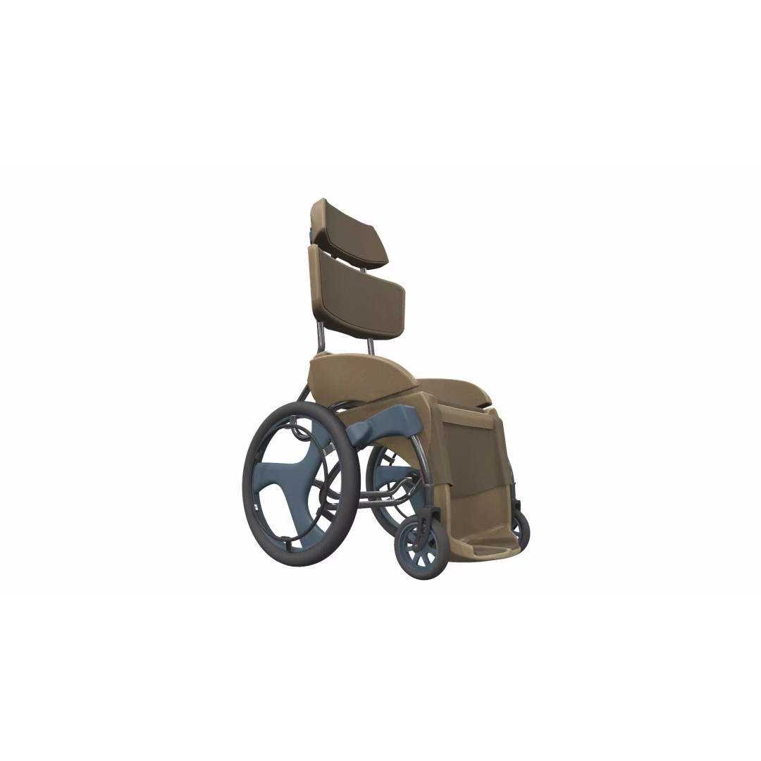 Wheelchair 3D Model – High Poly PBR Asset for Medical Visualization - View 2