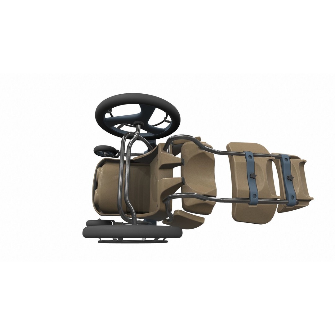 Wheelchair 3D Model – High Poly PBR Asset for Medical Visualization - View 7