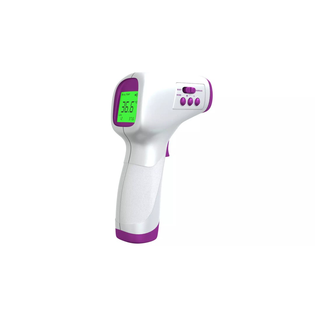 Digital Infrared Thermometer 3D Model – High Poly Medical Equipment, FBX, OBJ - View 2