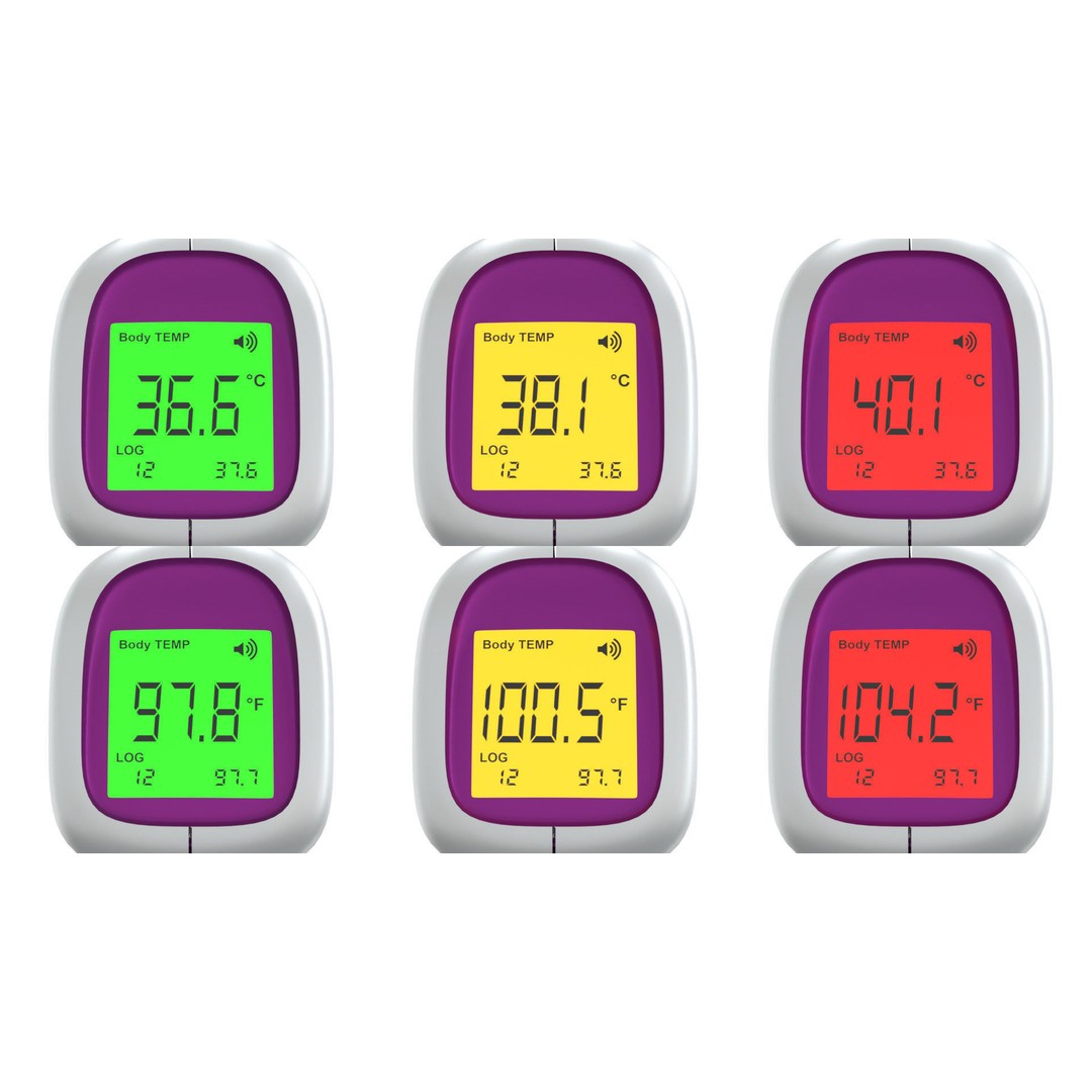 Digital Infrared Thermometer 3D Model – High Poly Medical Equipment, FBX, OBJ - View 7