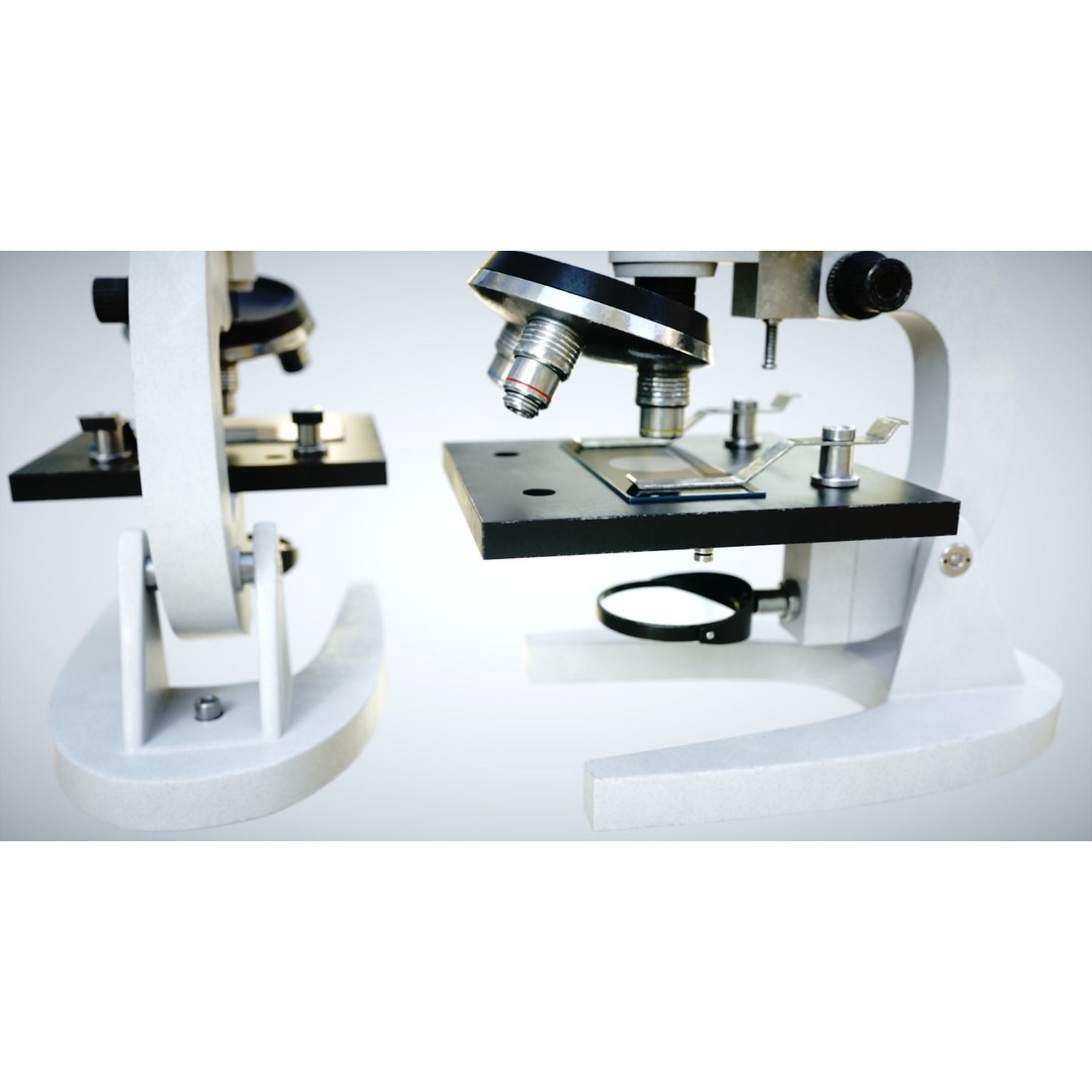 Laboratory Equipment 3D Model – Low Poly PBR Asset, OBJ & LWO Formats - View 5