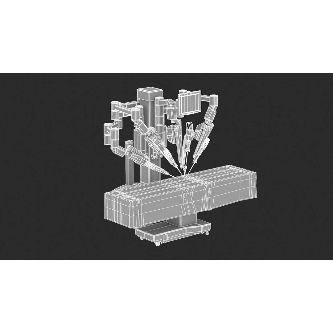 Robotic Surgical System Collection 3D Model – High Poly Medical Assets, FBX, OBJ - View 103