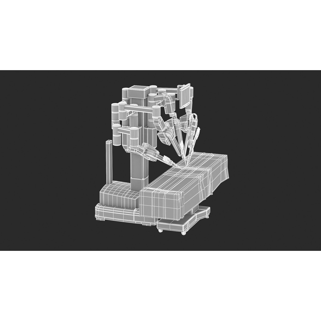 Robotic Surgical System Collection 3D Model – High Poly Medical Assets, FBX, OBJ - View 104