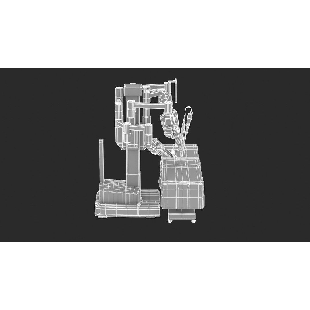 Robotic Surgical System Collection 3D Model – High Poly Medical Assets, FBX, OBJ - View 105