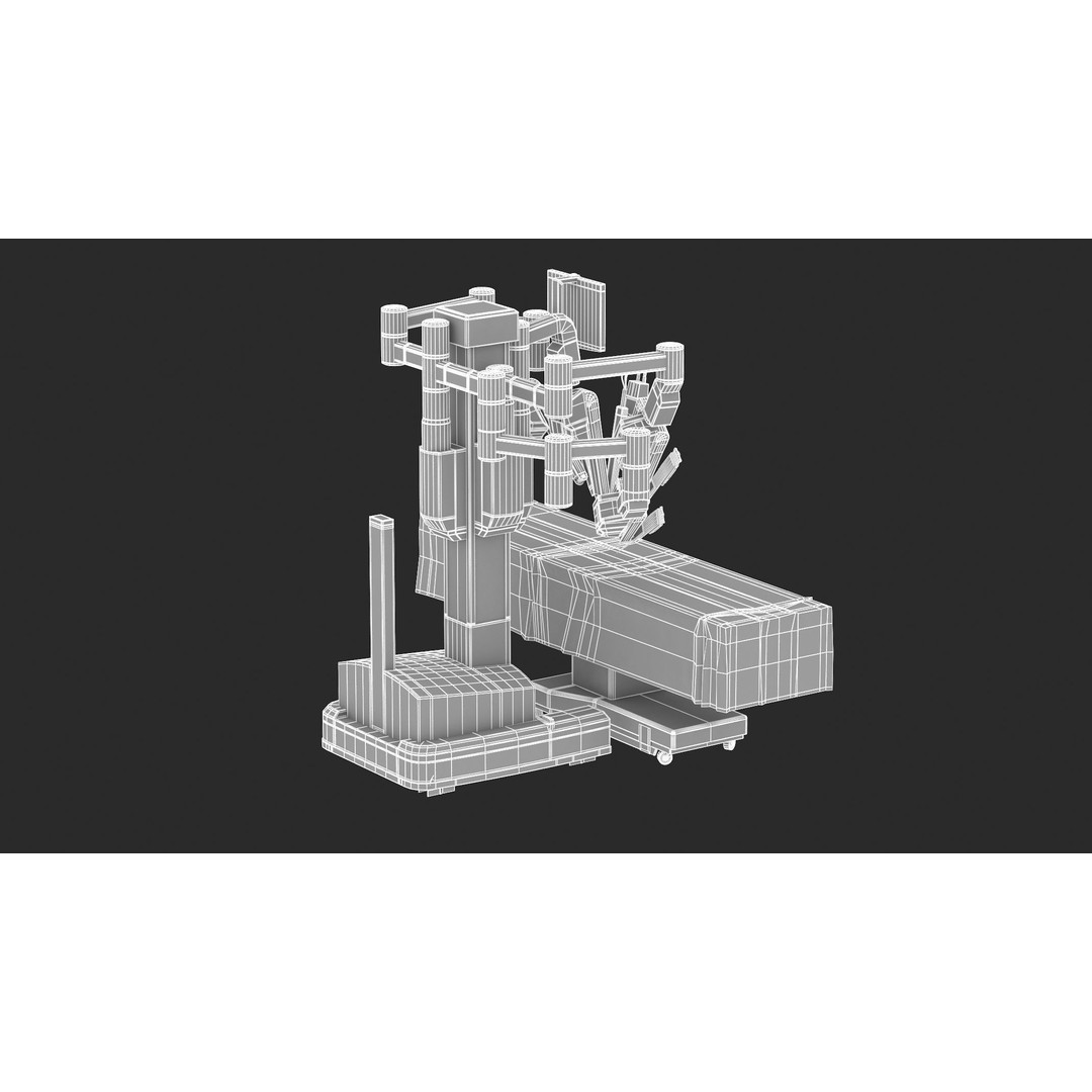 Robotic Surgical System Collection 3D Model – High Poly Medical Assets, FBX, OBJ - View 106