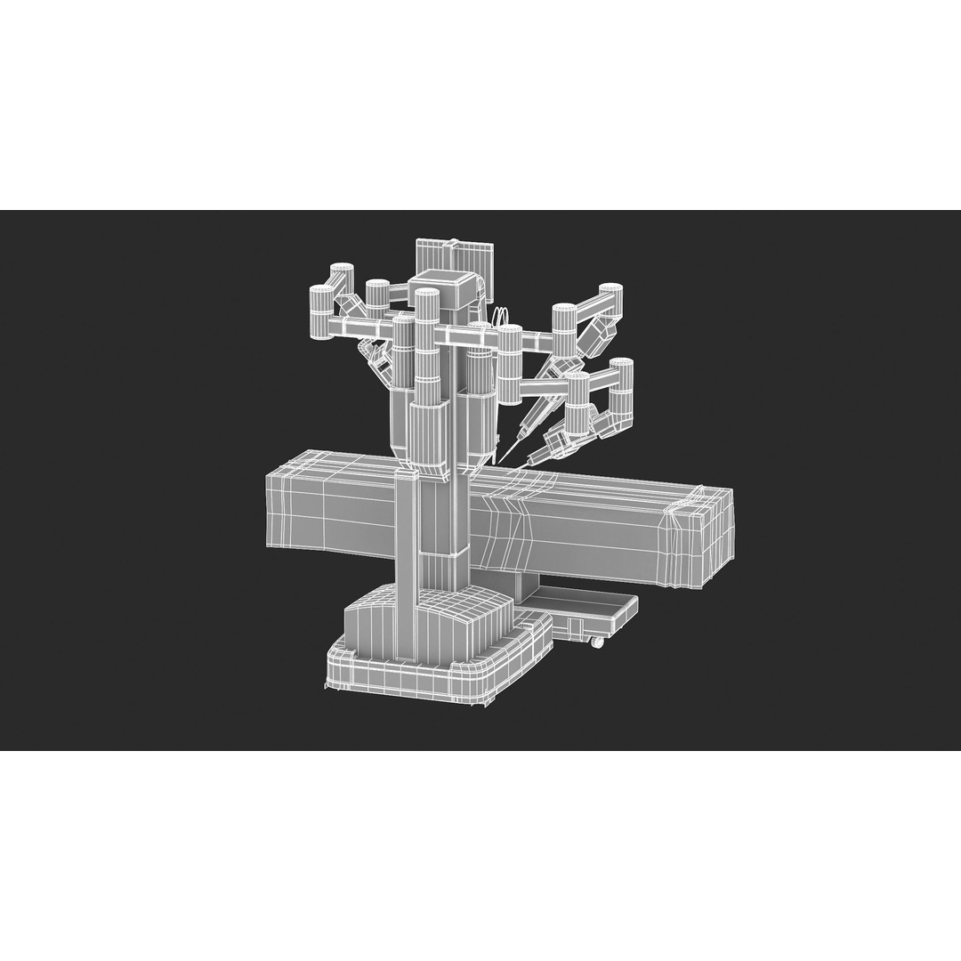 Robotic Surgical System Collection 3D Model – High Poly Medical Assets, FBX, OBJ - View 107