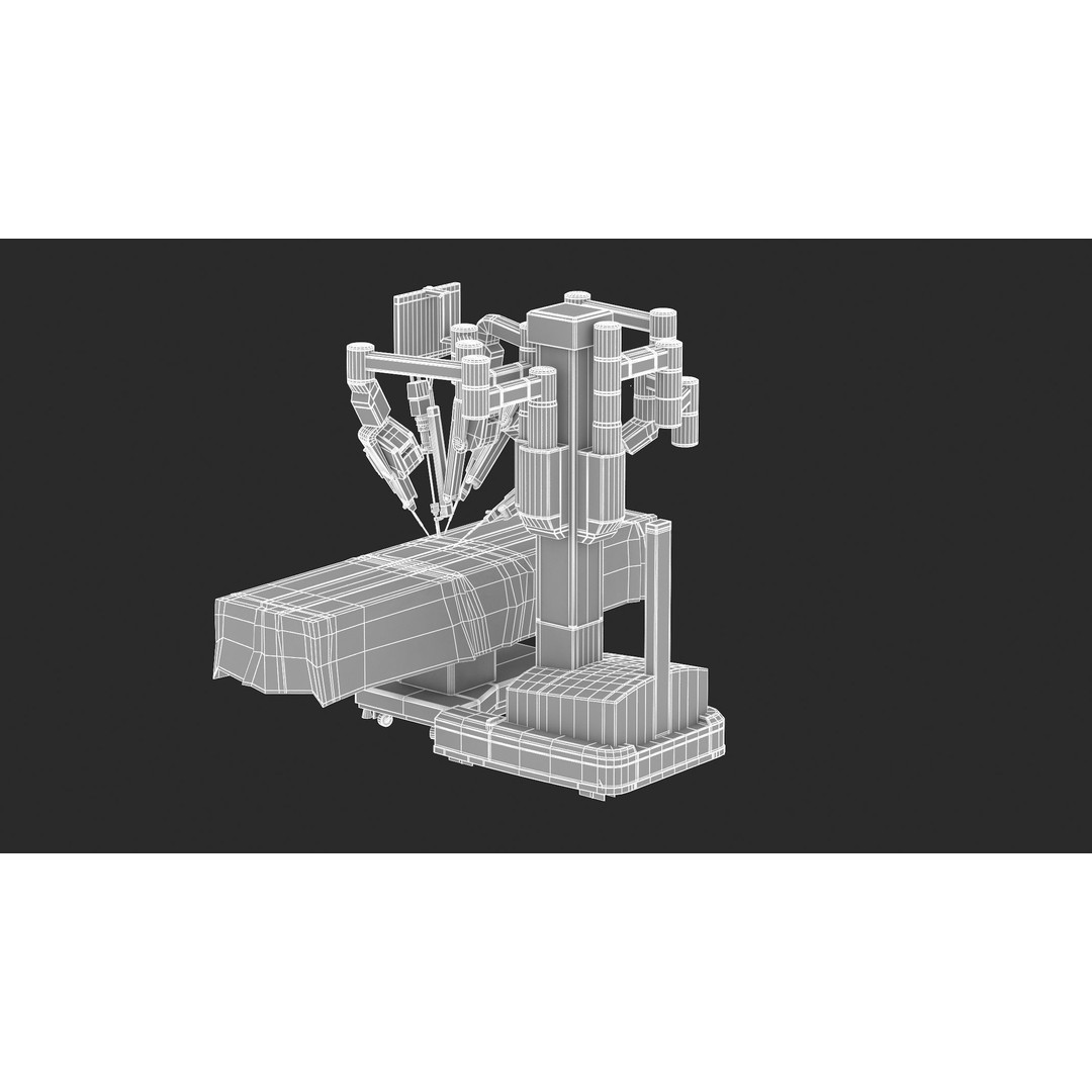 Robotic Surgical System Collection 3D Model – High Poly Medical Assets, FBX, OBJ - View 109