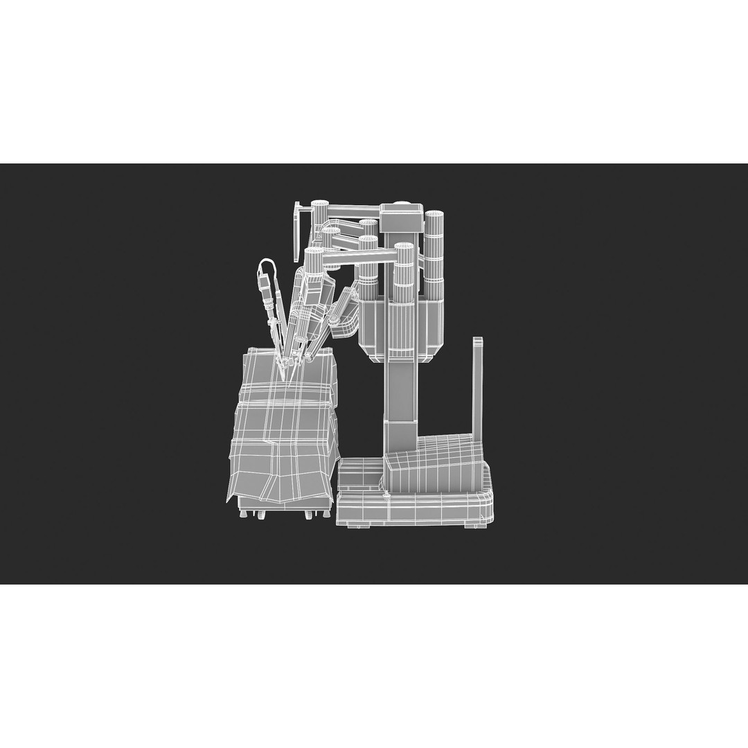 Robotic Surgical System Collection 3D Model – High Poly Medical Assets, FBX, OBJ - View 110