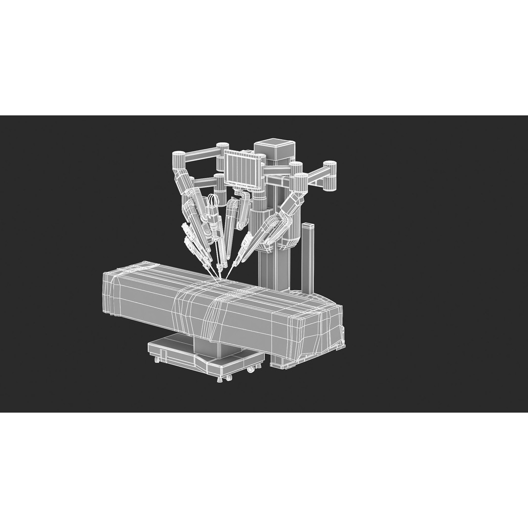 Robotic Surgical System Collection 3D Model – High Poly Medical Assets, FBX, OBJ - View 111