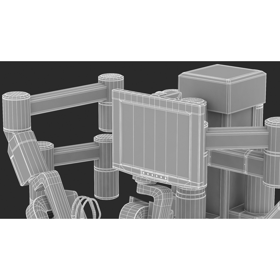 Robotic Surgical System Collection 3D Model – High Poly Medical Assets, FBX, OBJ - View 121