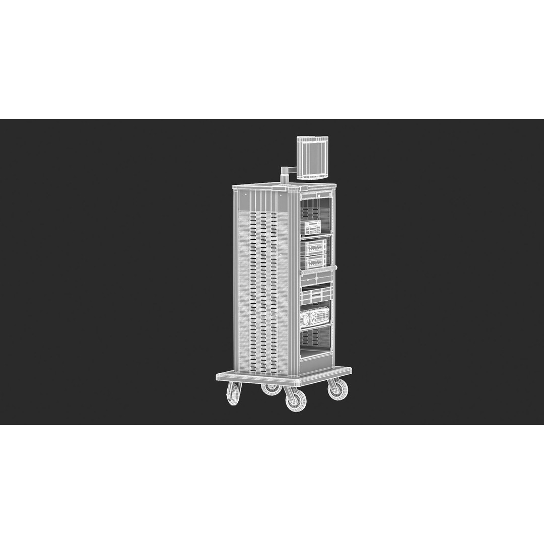 Robotic Surgical System Collection 3D Model – High Poly Medical Assets, FBX, OBJ - View 64