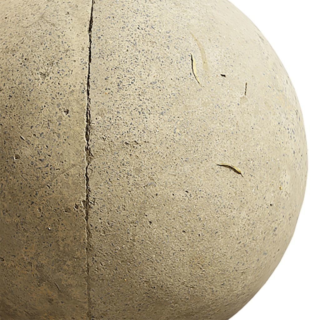 Concrete Seamless Texture 3D Model – PBR 2K Textures, EXR & JPG Formats - View 4