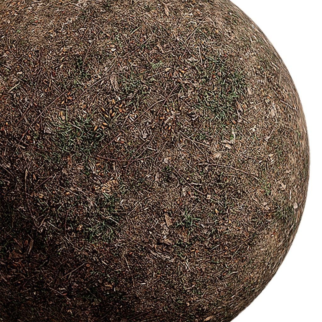 Ground Seamless Texture 3D Model – PBR Natural Textures, EXR & JPG - View 3