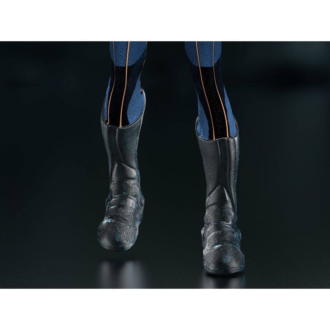 Meredith Vickers 3D Model – Low Poly Rigged Character, FBX, PBR - View 27