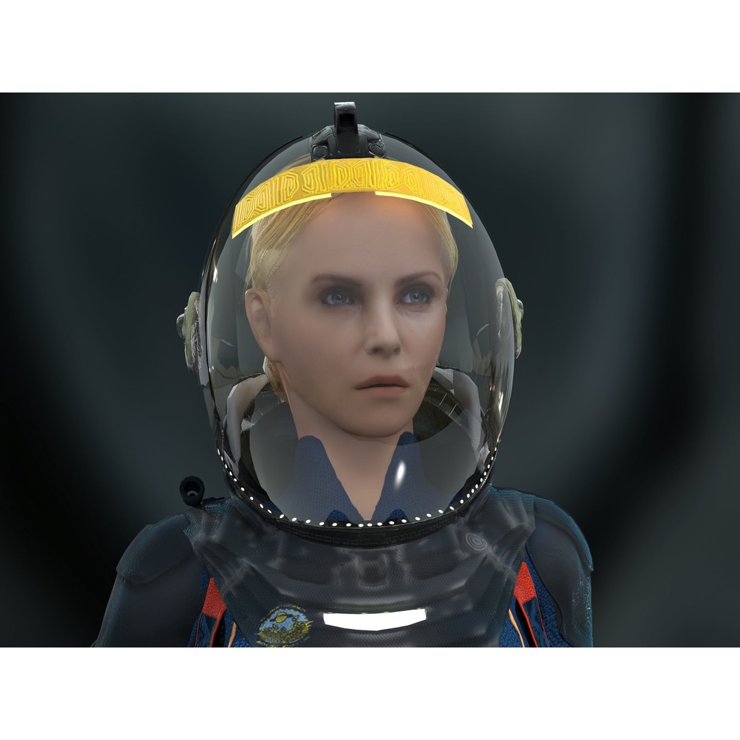 Meredith Vickers 3D Model – Low Poly Rigged Character, FBX, PBR - View 4