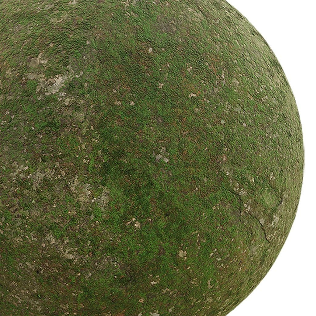 Moss Seamless Texture Pack – 2K PBR Textures for 3D Models