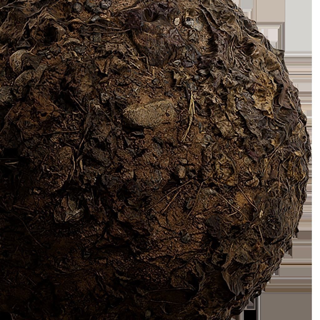 Debris Seamless Texture 3D Model – High-Quality 2K PBR Textures, EXR & JPG - View 5
