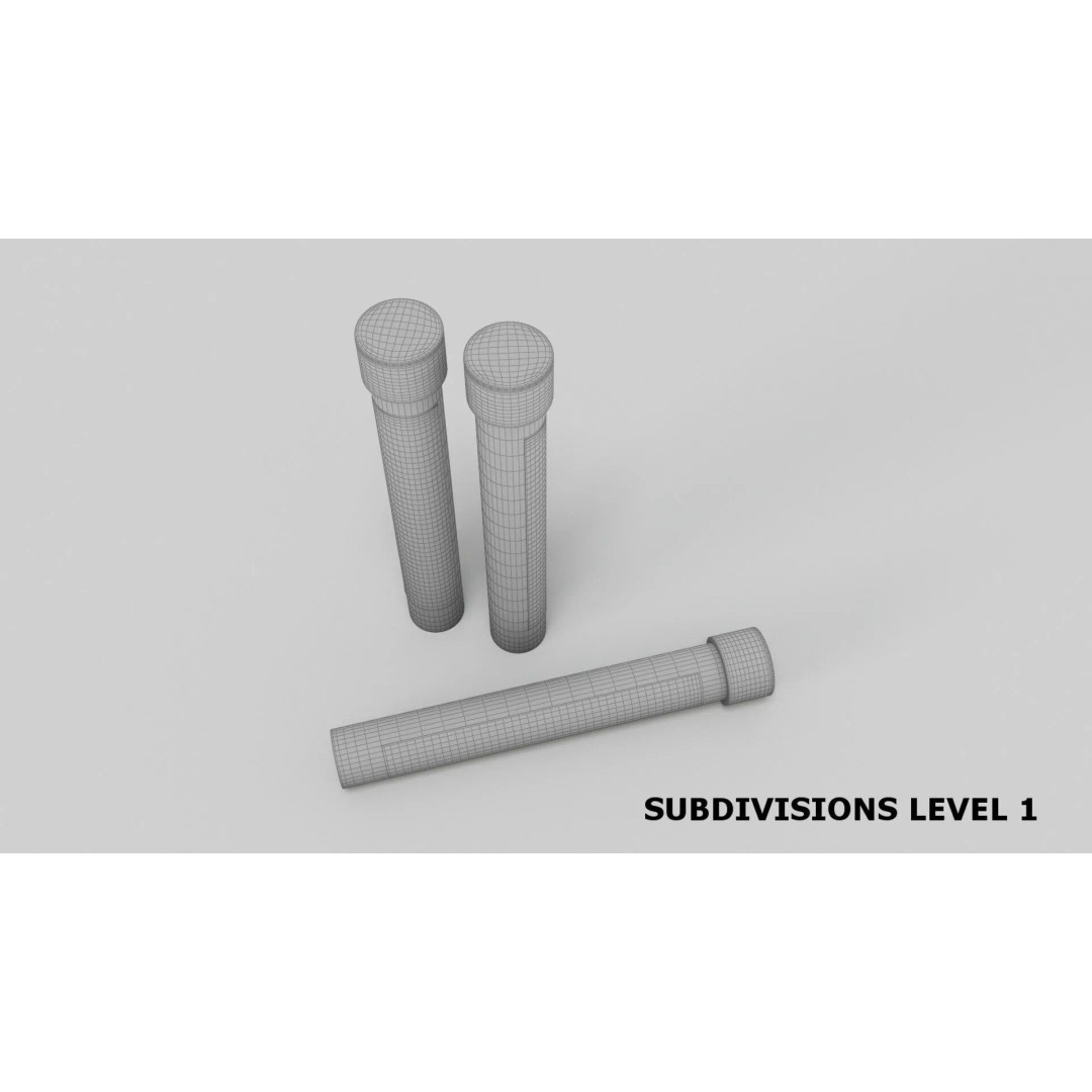 COVID-19 Test Vial 3D Model – Realistic Glass Laboratory Asset, FBX - View 16