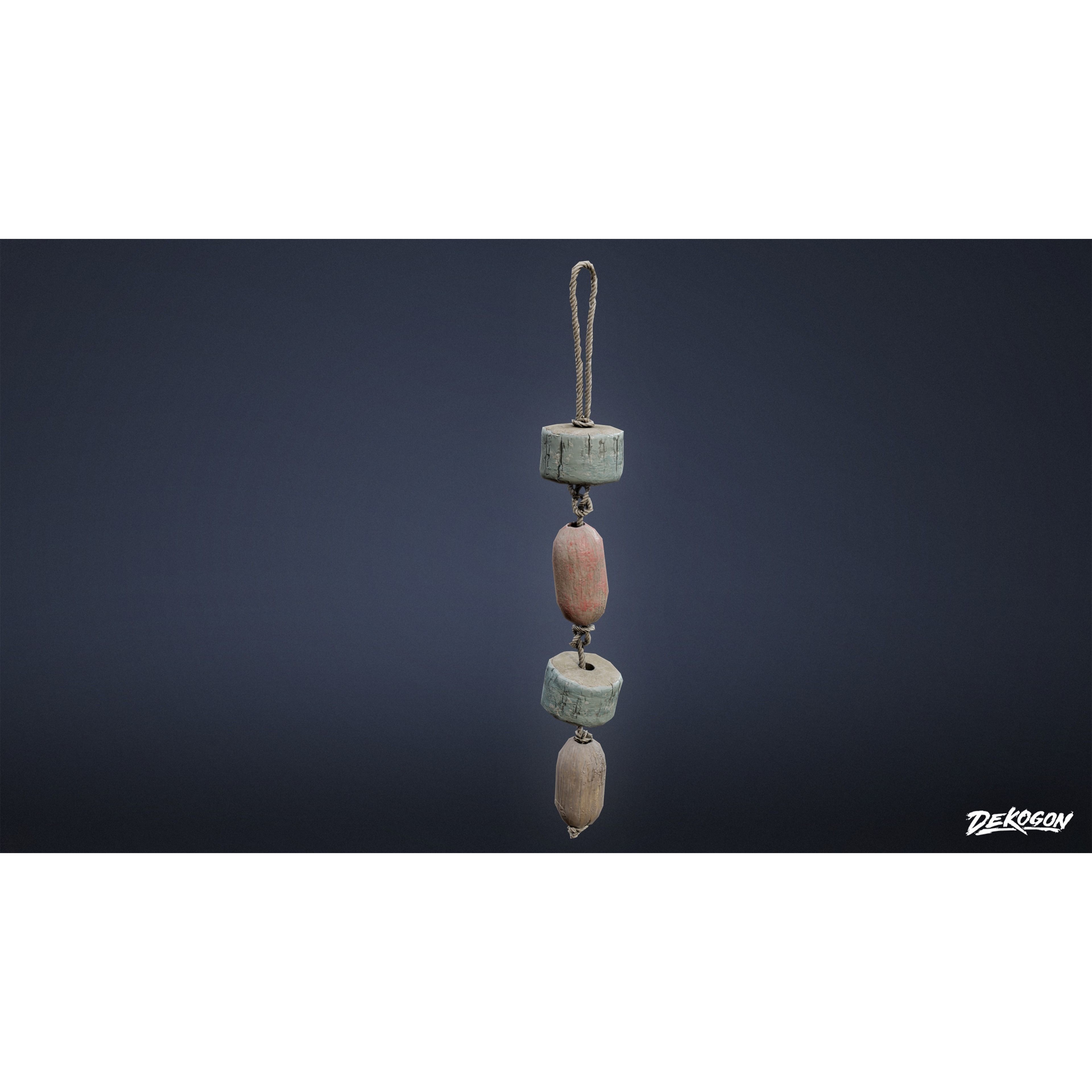 Seaside Docks - Low-Poly Game-Ready 3D Model - View 10