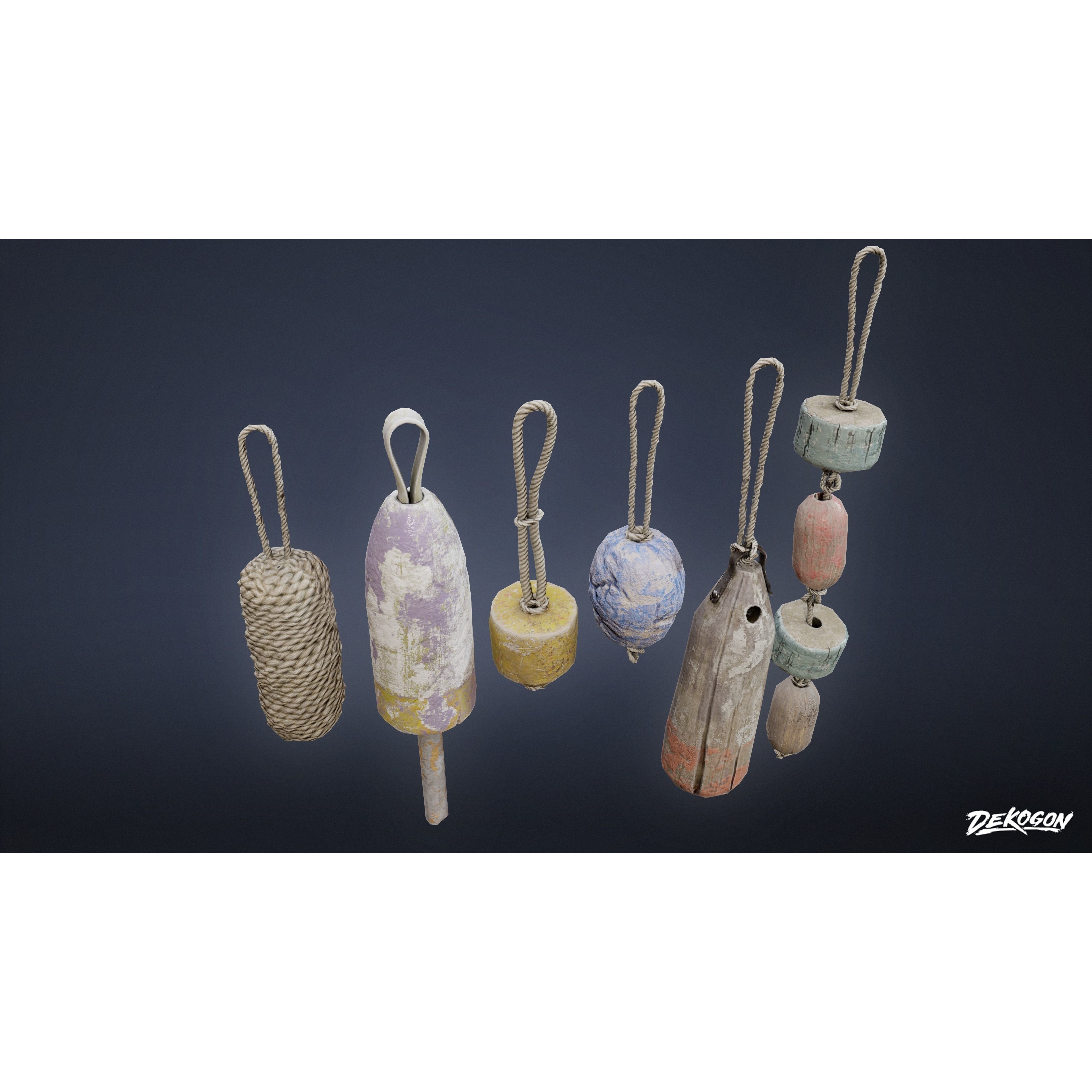 Seaside Docks - Low-Poly Game-Ready 3D Model - View 5