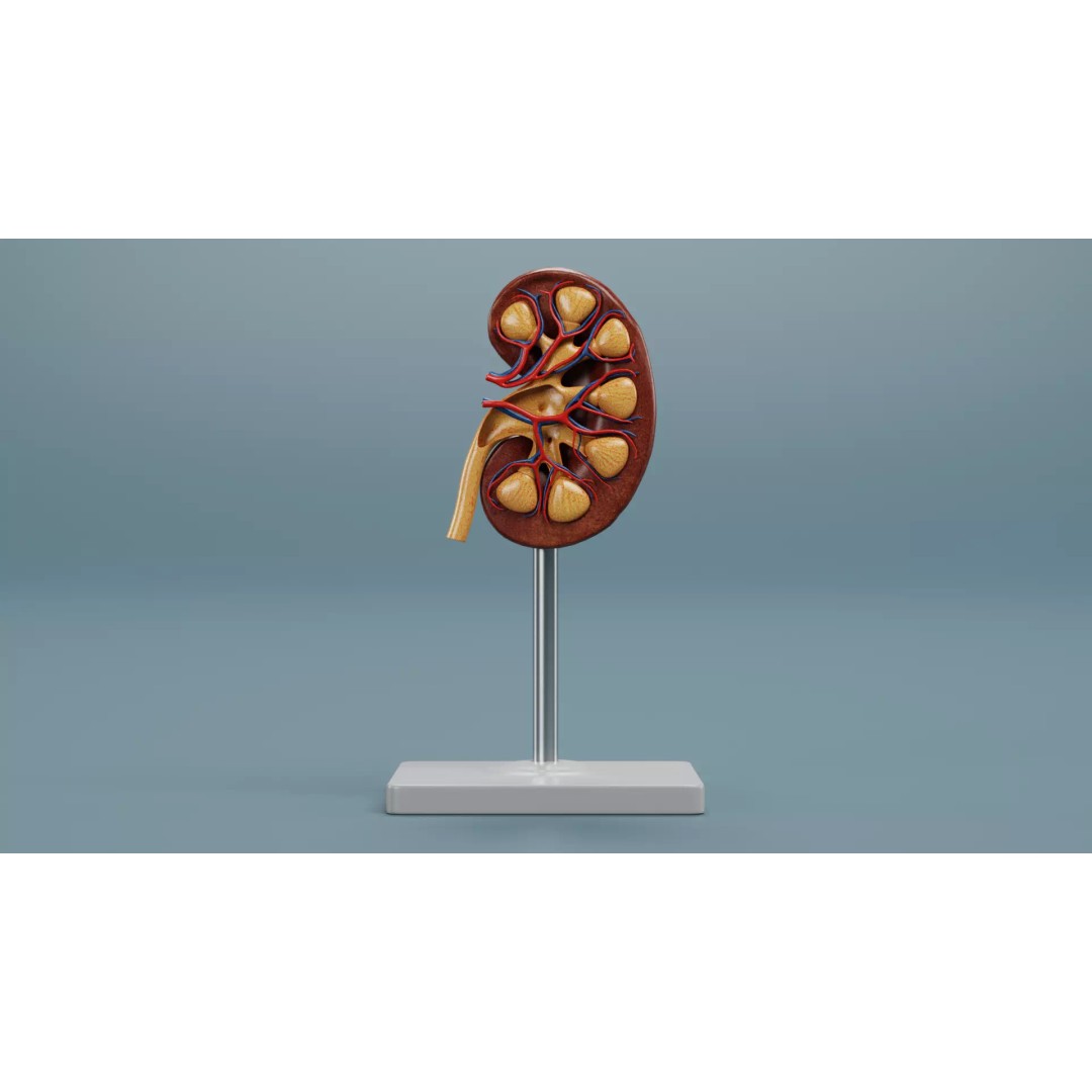 Anatomical Section Models 3D Model – Educational Low-Poly Organ Cuts, Blender - View 9