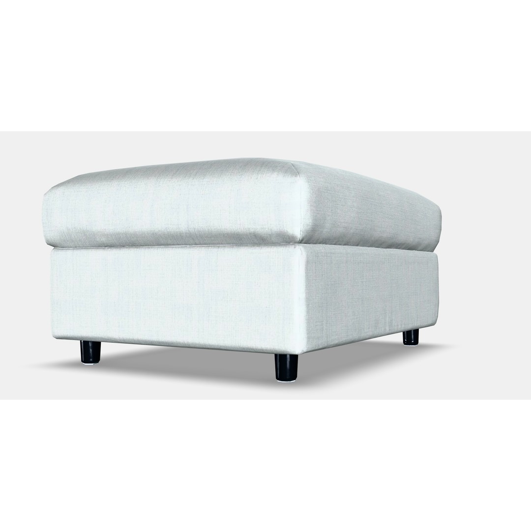 VIMLE Footstool 3D Model – Low Poly Storage Ottoman, FBX - View 16