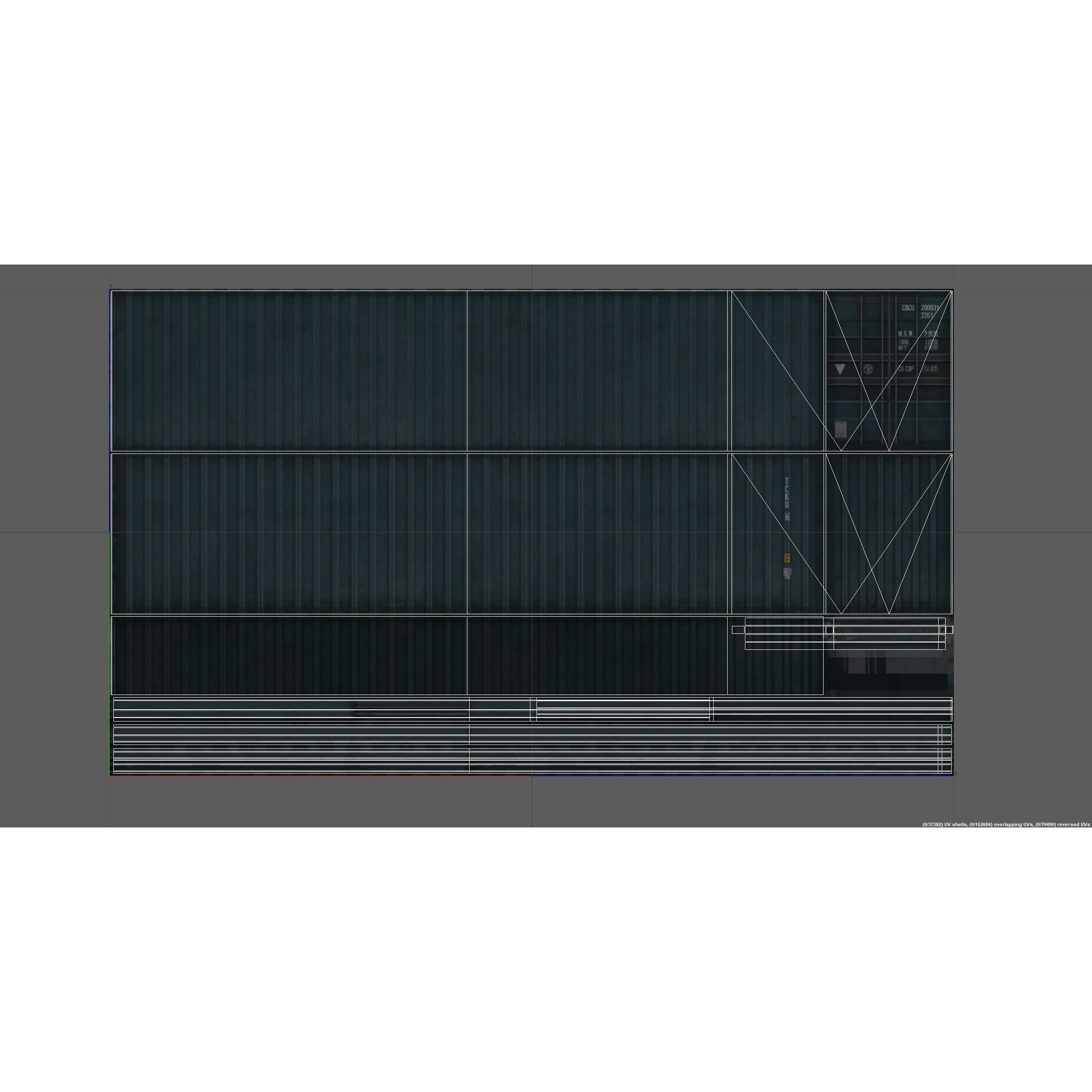 Cargo Ship Container Ship - Low-Poly Game-Ready 3D Model - View 55