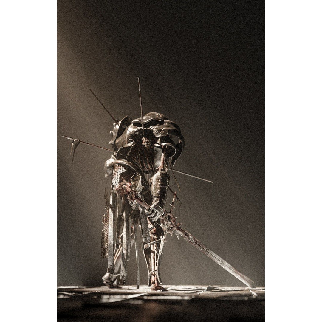 Skeleton Warrior 3D Model – High Poly Rigged Character with PBR Textures - View 3