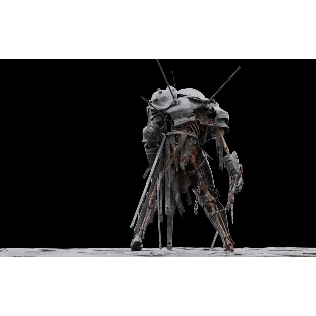 Skeleton Warrior 3D Model – High Poly Rigged Character with PBR Textures - View 7