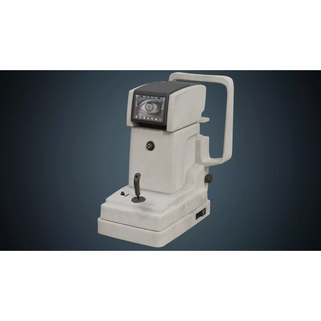 Keratometer 3D Model – Low Poly Medical Device, FBX & Blender Formats - View 2