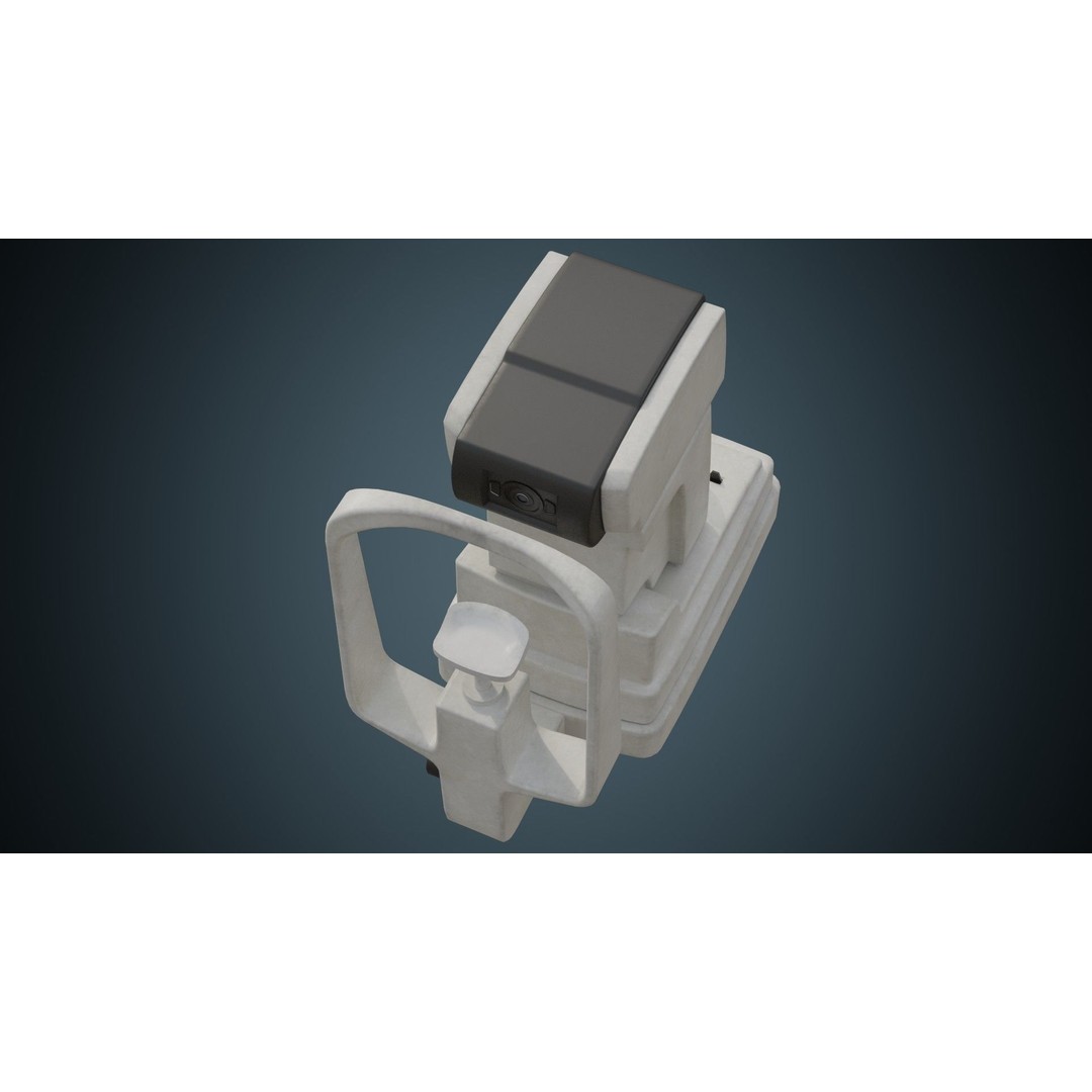 Keratometer 3D Model – Low Poly Medical Device, FBX & Blender Formats - View 4