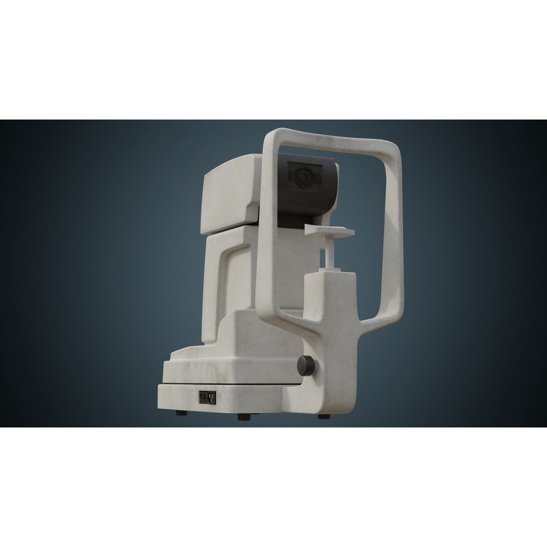 Keratometer 3D Model – Low Poly Medical Device, FBX & Blender Formats - View 5