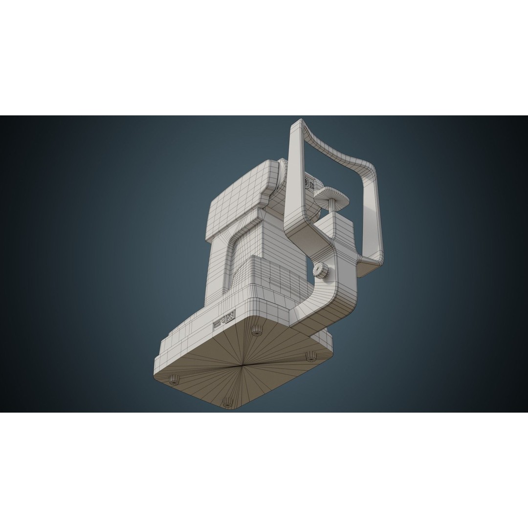 Keratometer 3D Model – Low Poly Medical Device, FBX & Blender Formats - View 9
