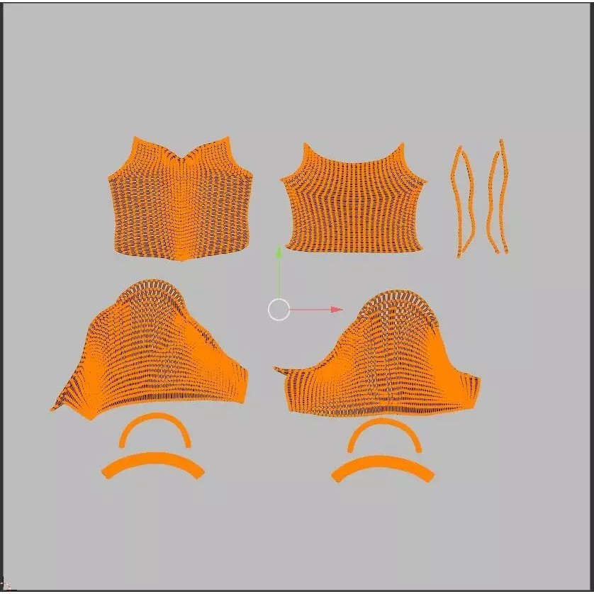 Yankees Blue Dress 3D Model – Low Poly Game Asset, FBX, PBR