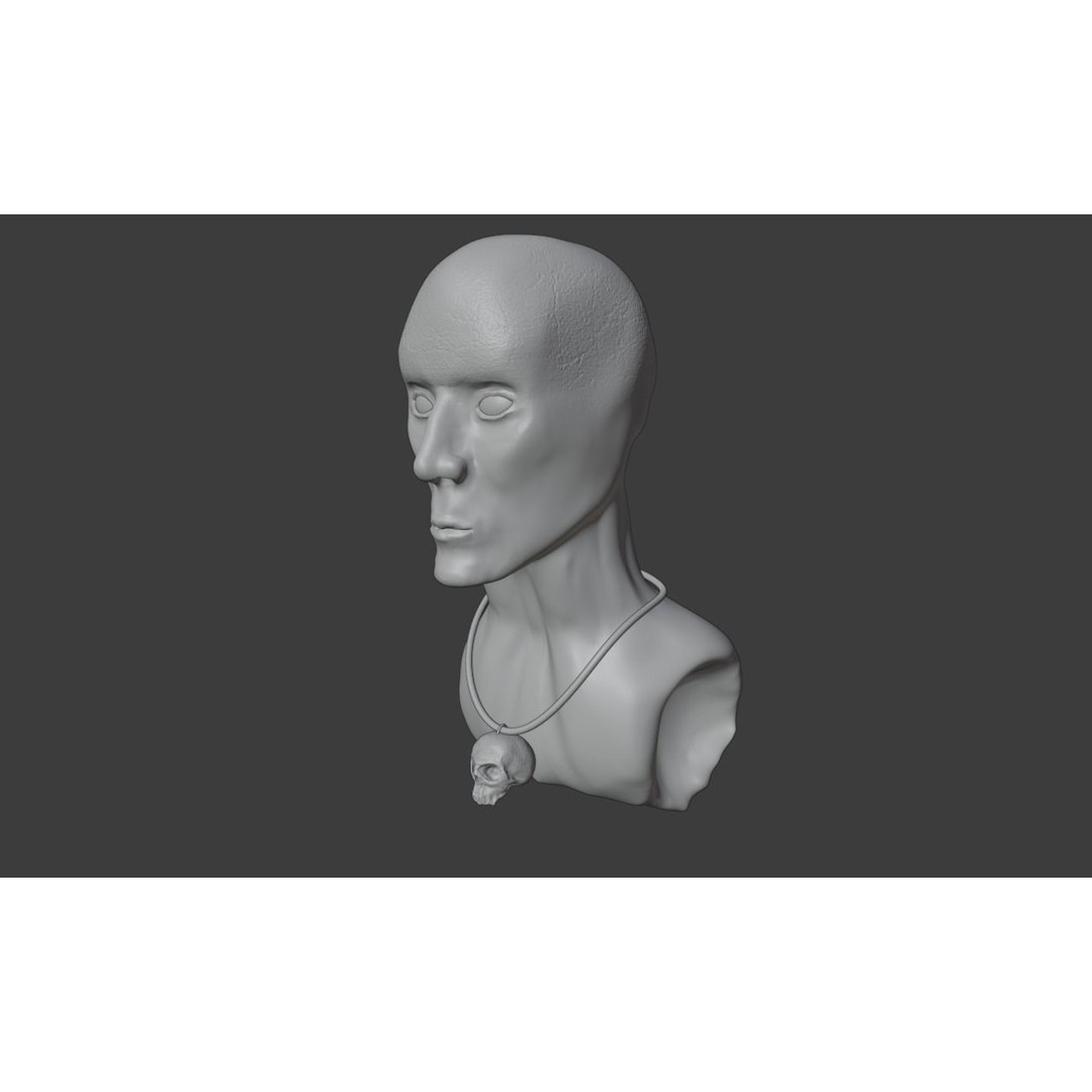 Stone Character 3D Model – Fantasy Warrior with Crystal Eyes, FBX - View 12