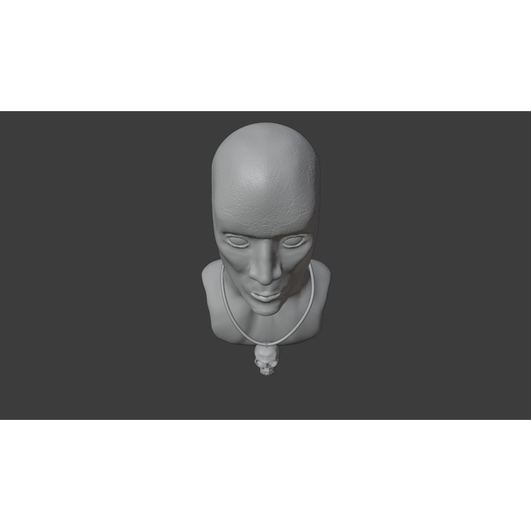 Stone Character 3D Model – Fantasy Warrior with Crystal Eyes, FBX - View 13