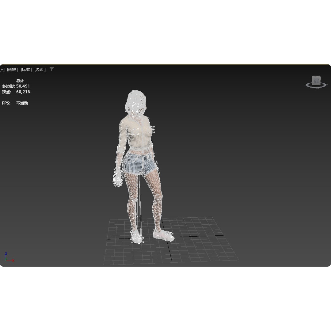 Realistic Korean Female Model 3D Model – Rigged Runway Walk Animation, FBX - View 17