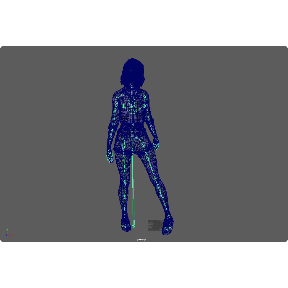 Realistic Korean Female Model 3D Model – Rigged Runway Walk Animation, FBX - View 19