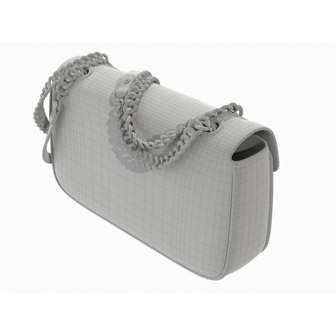 Gucci GG Marmont Bag 3D Model – Low Poly Fashion Asset, FBX