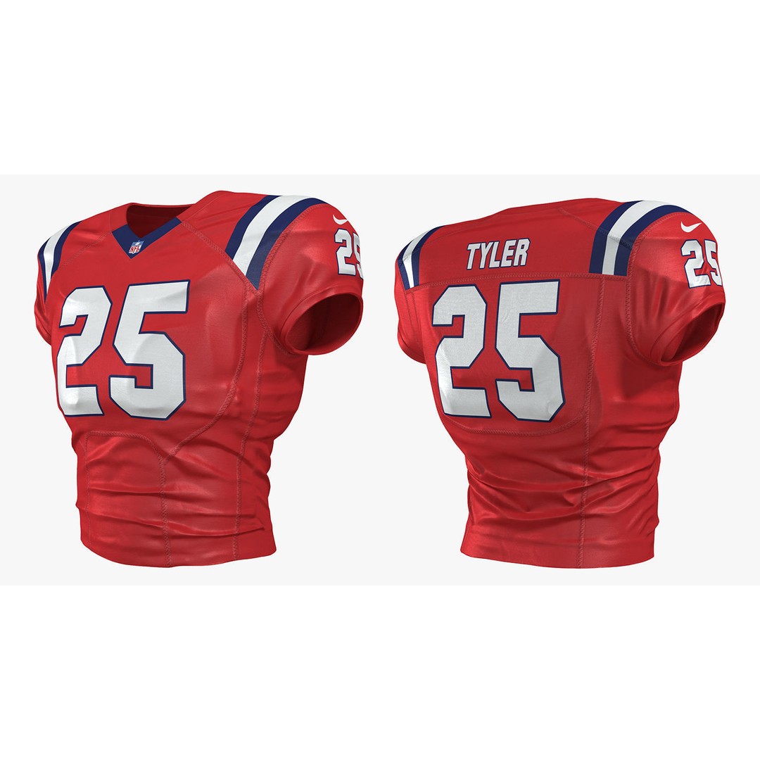 New England Patriots American Football Player 3D Model – Rigged Character, FBX - View 18