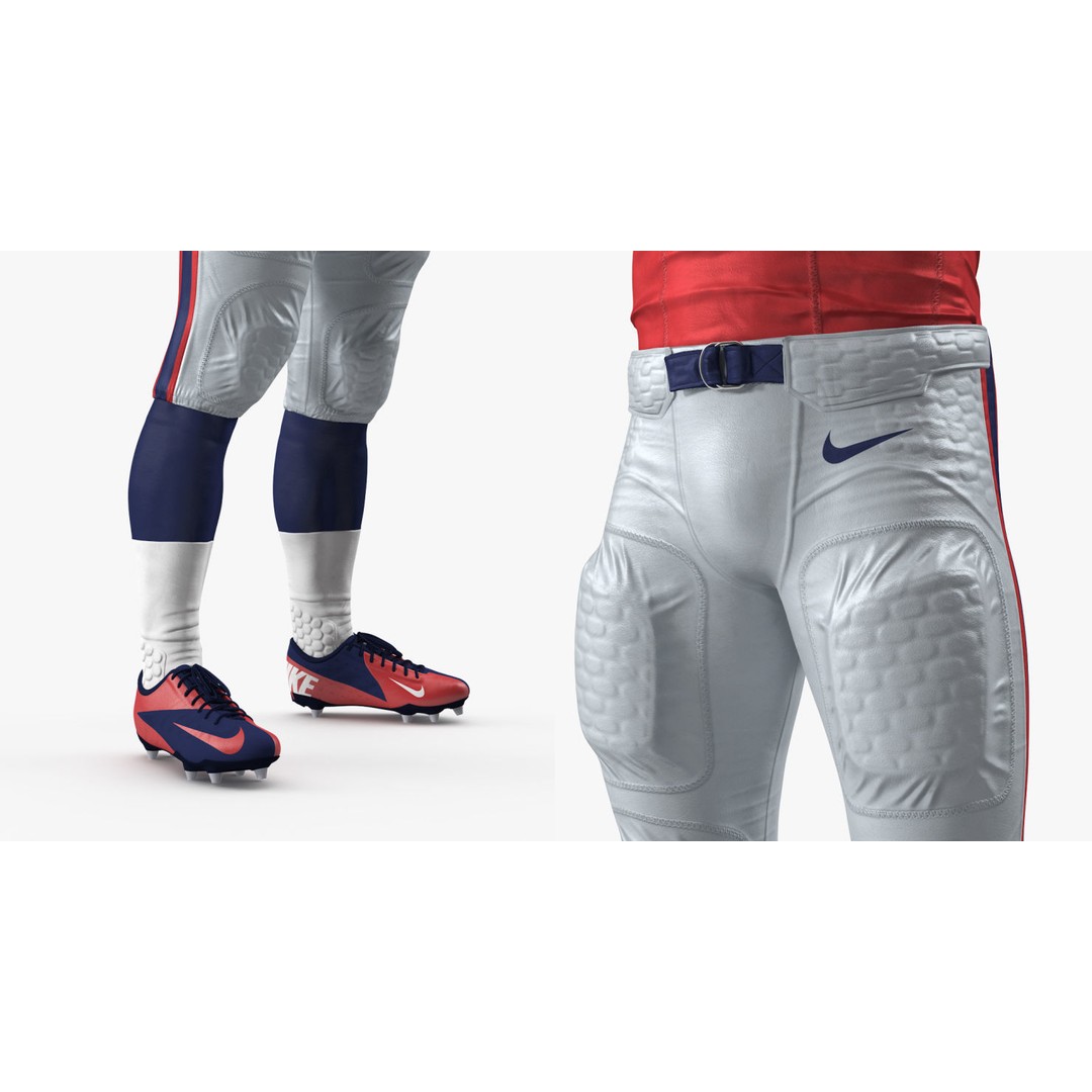 New England Patriots American Football Player 3D Model – Rigged Character, FBX - View 21