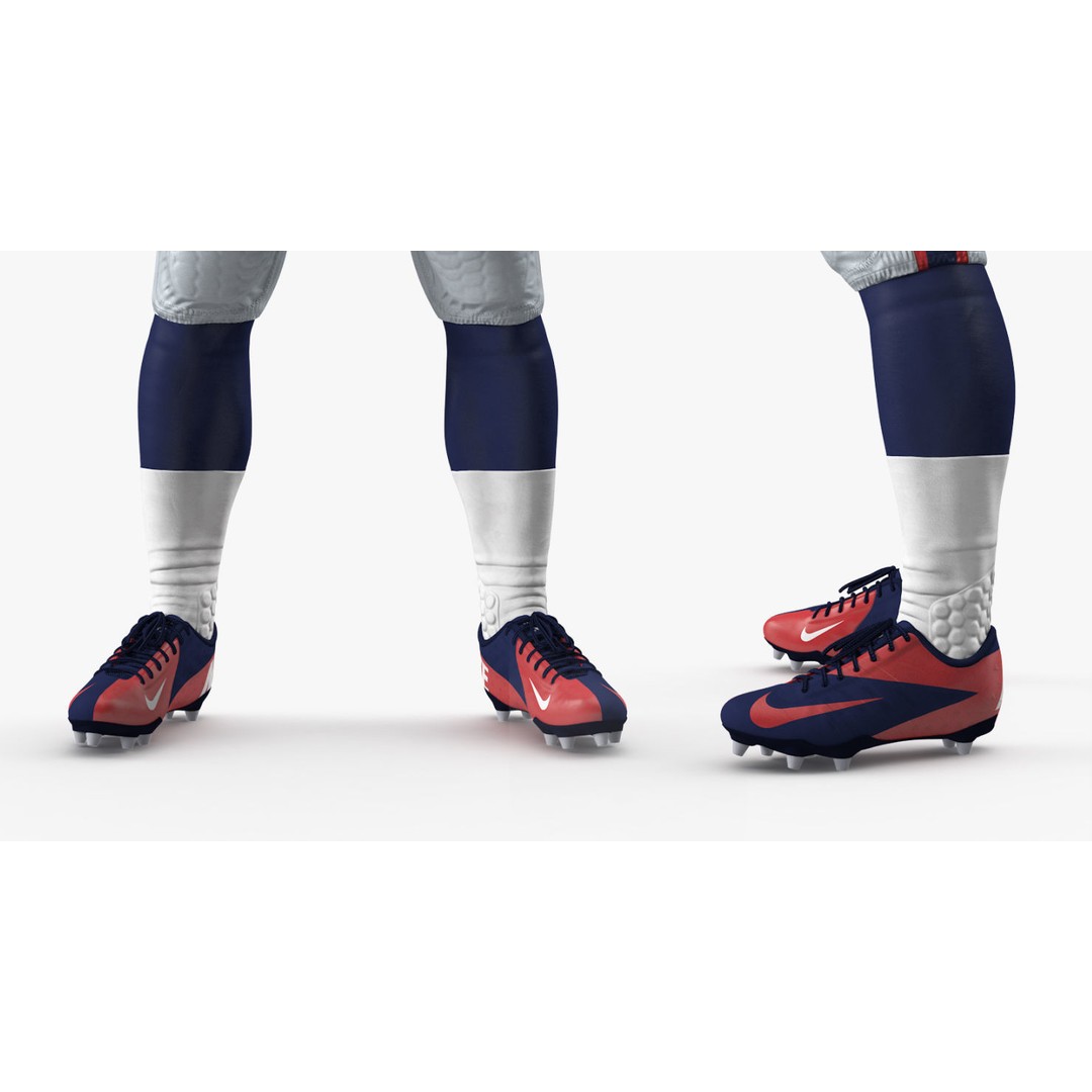 New England Patriots American Football Player 3D Model – Rigged Character, FBX - View 25