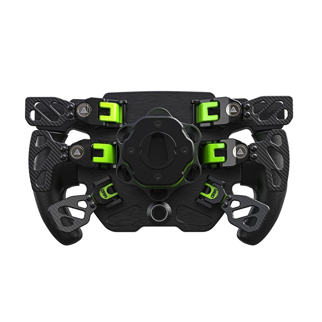 Gomez Sim Industries Hyper P1 Steering Wheel 3D Model – High Detail Racing Asset, FBX, OBJ - View 5