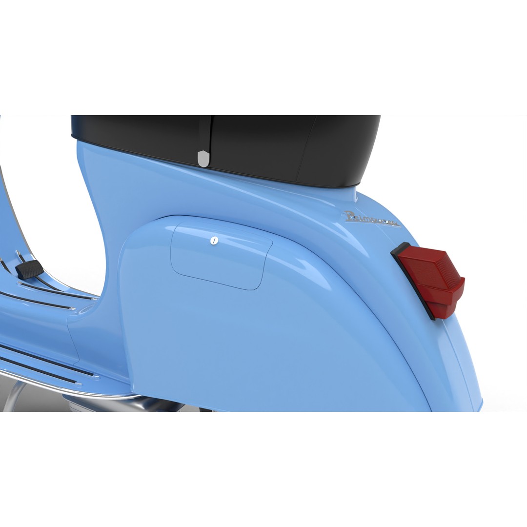 Vespa 125 1967 3D Model – High Poly PBR Rigged Asset, FBX, OBJ - View 17
