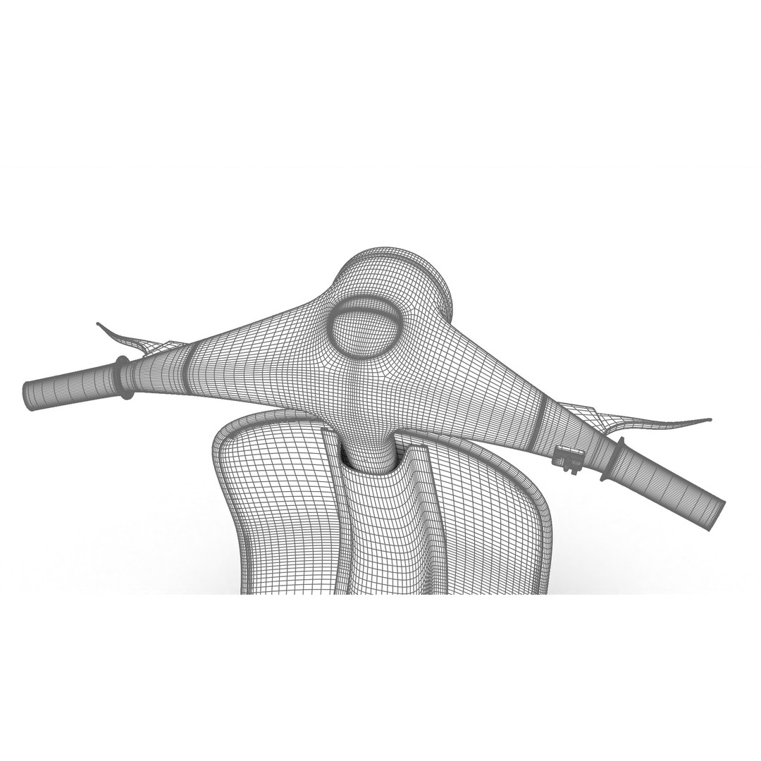 Vespa 125 1967 3D Model – High Poly PBR Rigged Asset, FBX, OBJ - View 46