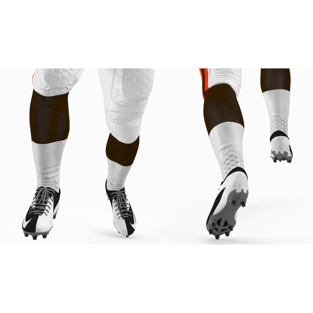 Cleveland Browns Football Player 3D Model – Game-Ready PBR Asset - View 13