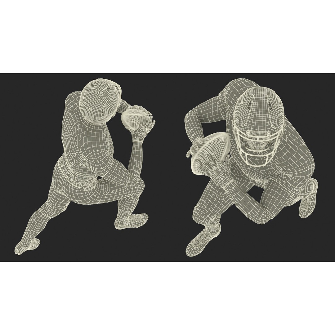 Cleveland Browns Football Player 3D Model – Game-Ready PBR Asset - View 22