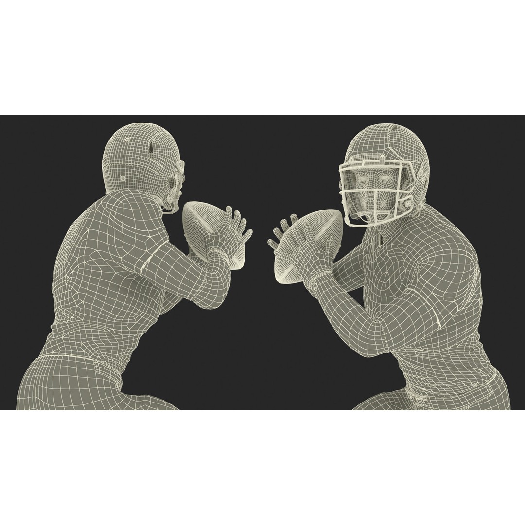 Cleveland Browns Football Player 3D Model – Game-Ready PBR Asset - View 23